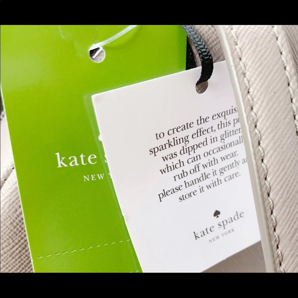 Gaby’sBags👜💕- Kate Spade Glitter Backpack Gray - Picture 5 of 5